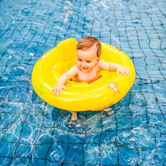 Baby zwemband geel 0-12mnd