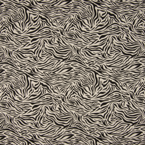 Hoeslaken tijgerprint zand/zwart